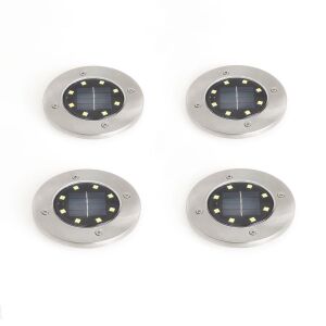 Patio napelemes kerti lámpa szett 12x12x13 cm 4 darab 145600562 - Kert