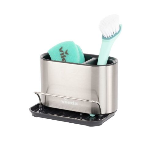 Vileda Easy Kitchen mosogatórendszerező szivaccsal és kefével - Konyhai segédeszköz