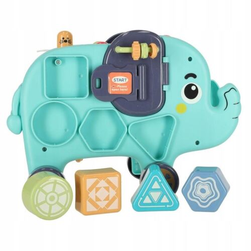 Oktató Elefánt Játék Formaválogatóval a Finommotoros Készségek Fejlesztéséhez