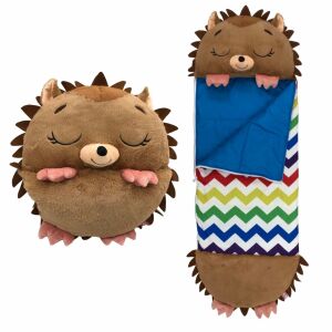 Felbontott - Happy Nappers 2in1 Hálózsák és párna - Süni #barna 145621782 - Interaktív plüss