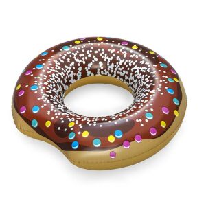 Gyermek nagy felfújható úszógumi Bestway DONUT 107cm brown 145623789 - Gyerek úszógumi