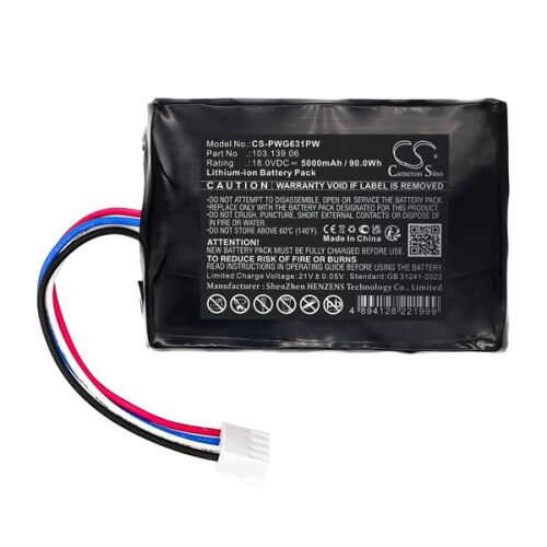 CAMERON SINO Li-Ion akku 18.0V / 5000mAh, PowerPlus 103.139.06 kompatibilis, FEKETE 145624254