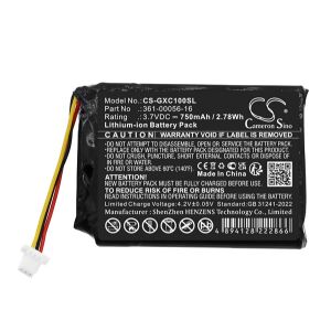 CAMERON SINO Li-Ion akku 3.7V / 750mAh, Garmin 361-00056-16 kompatibilis, FEKETE 145624255 - Akkumulátor