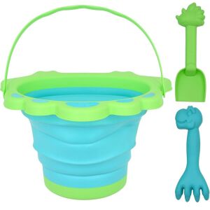 Dinoszaurusz Összecsukható Homoködör Lapáttal És Gereblyével, Zöld 145630085 - Felfújható játék & Strandjáték