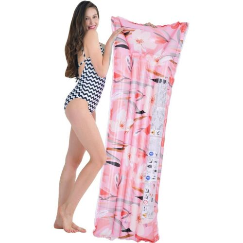 Felfújható Matrac Virágok 174X59X18Cm 33258 Rózsaszín 145630098