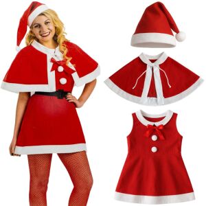 Mikulásné Jelmez Köpennyel 145630280 - Mikulás jelmez