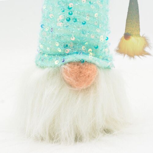 Dekoratív Mikulás Led Lámpa 25 Cm-Es Kék 145630295