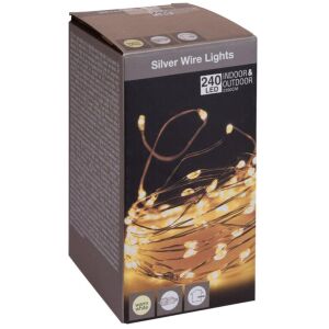 Garland Drótlámpák 240 Led Meleg Fehér