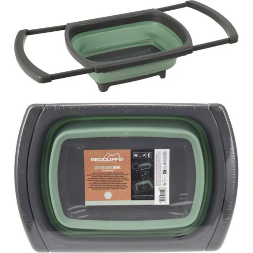 Összecsukható Utazó Mosogatótál Lefolyóval 26X29Cm Redcliffs 145630863