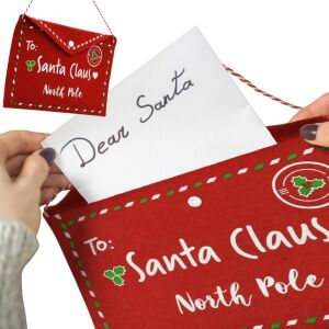 Karácsonyi Boríték Levél A Mikulásnak Filc 38X30Cm Mikulás