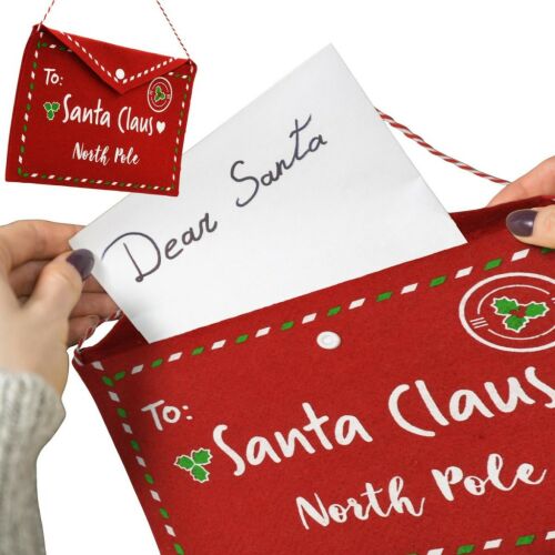 Karácsonyi Boríték Levél A Mikulásnak Filc 38X30Cm Mikulás 145631023