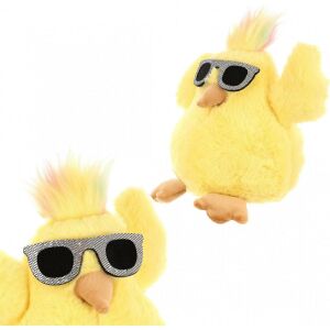 Csirke Pohárral 19Cm Tavaszi Dekoráció