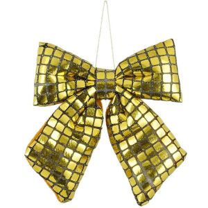 Dekoratív Arany Masni 15X17Cm Csillámmal 145631158 - Karácsony