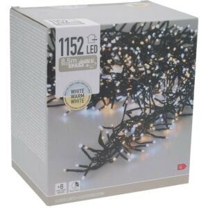 Karácsonyi Fa Lámpák Lámpalánc 1152 Led Időzítő Hideg És Meleg Fehér 145631703 - Szezonális dekoráció