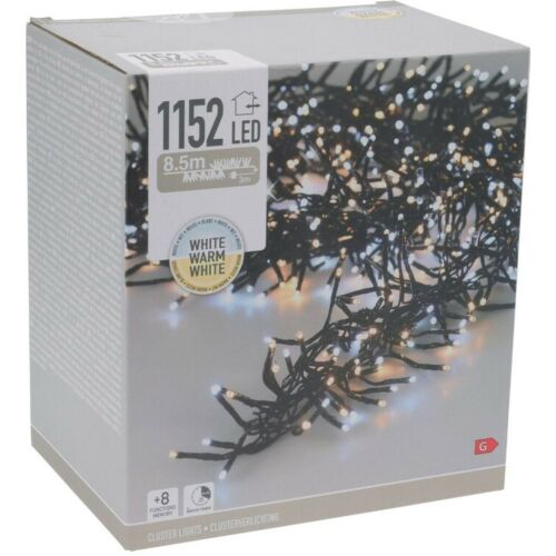 Karácsonyi Fa Lámpák Lámpalánc 1152 Led Időzítő Hideg És Meleg Fehér