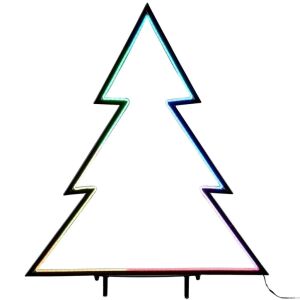 Neon Karácsonyfa 150 Led Rgb Távirányító 32 Funkciós Időzítő 53X75Cm Luca 145631754 - Szezonális dekoráció