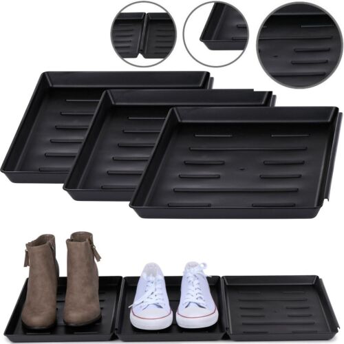 3 darabos fekete csepegtető készlet, Cipőtartó, Virágálátét, Kisállat Tálalátét 145627596