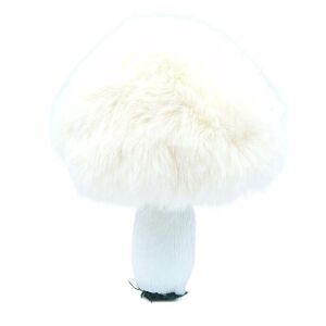 Dekoratív Medál Gomba 8X12Cm Ekrü