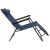Több Pozícióban Állítható Szék Fejtámlával, Sötétkék 145629369