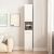 Szafka biała nowoczesna stojąca słupek regał wysoki loft 2 drzwi 180 cm 145632953