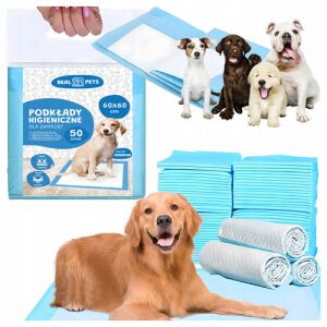 Hygienické plienky pre psov na učenie sa cikať XL 60x60cm, hrubé, 50 ks 145633142 - Chov zvierat