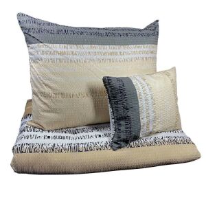 Krepp félpárnahuzat - Krém/szürke mintás 145633307 - Párnahuzat