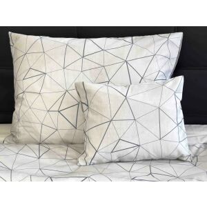 Pamutszatén párnahuzat - Szürke mintás Kispárnahuzat 145633341 - Párnahuzat