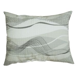 Krepp kispárnahuzat - Szürke/fehér hullám 145633353 - Párnahuzat