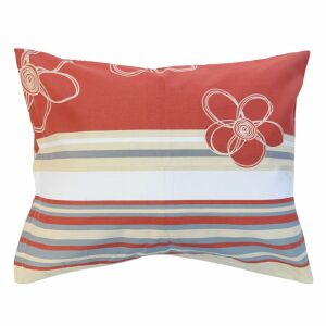 Pamut párnahuzat - Barna/Bézs virágos Kispárnahuzat - 40x50 cm 145633559 - Párnahuzat