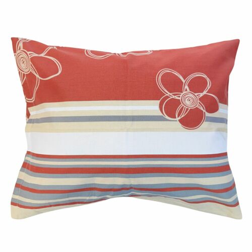 Pamut párnahuzat - Barna/Bézs virágos Kispárnahuzat - 40x50 cm 145633559