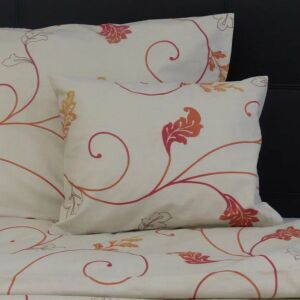 Pamut párnahuzat - Bézs/leveles Félpárnahuzat 145633605 - Párnahuzat