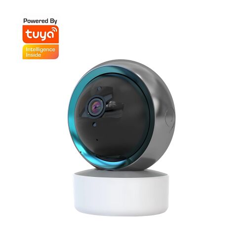 Camera Rotativa Wireless Full HD 1080p, Camera Video Audio cu Rotire 360°, Vedere Nocturna Infrarosu, Detectare Miscare si Sunet, Audio Bidirectional, WiFi 2.4GHz, 4 Utilizatori iOS/Android,