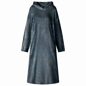 vidaXL Hanorac pătură Albastru marin m Flanelă 145647065 - Pături