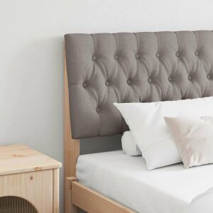 vidaXL Kárpitozott fejtámla Tópszínű 180 cm Tömör fenyőfa 145649912 - Bútor