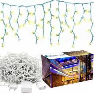 Cortină luminoasă Icicle Lights cu 300 LED-uri, alb cald 145652329 - Ghirlande luminoase