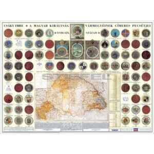 A Magyar Királyság vármegyéinek címerei és pecsétjei poszter 145652672 - Poszter