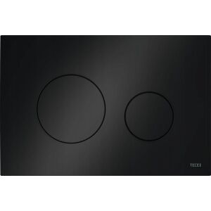 Przycisk spłukujący Tece TECEloop - przycisk spłukujący do WC z tworzywa, czarny połysk 145653049 - Akcesoria do zbiornika toalety