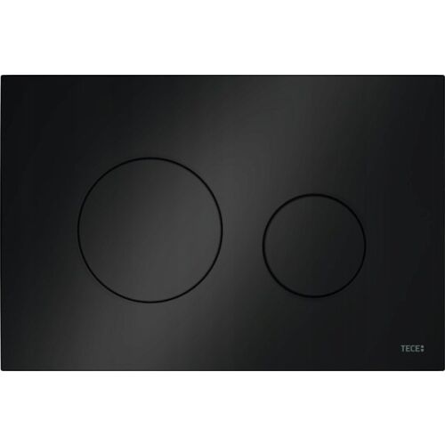 TECEloop WC öblítőgomb - műanyag WC öblítőgomb, fekete fényes 145653049