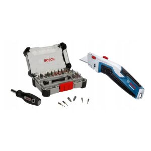 BIT KÉSZLET + BEHÚZHATÓ PENGEŐRLŐ KÉS