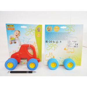 Wader-Polesie 38210 Samochodzik z grzechotką Baby Gripcar - Ciągnik blister