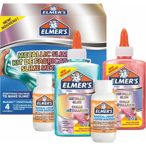 Kit de slime metalic Elmers DIY 145654037