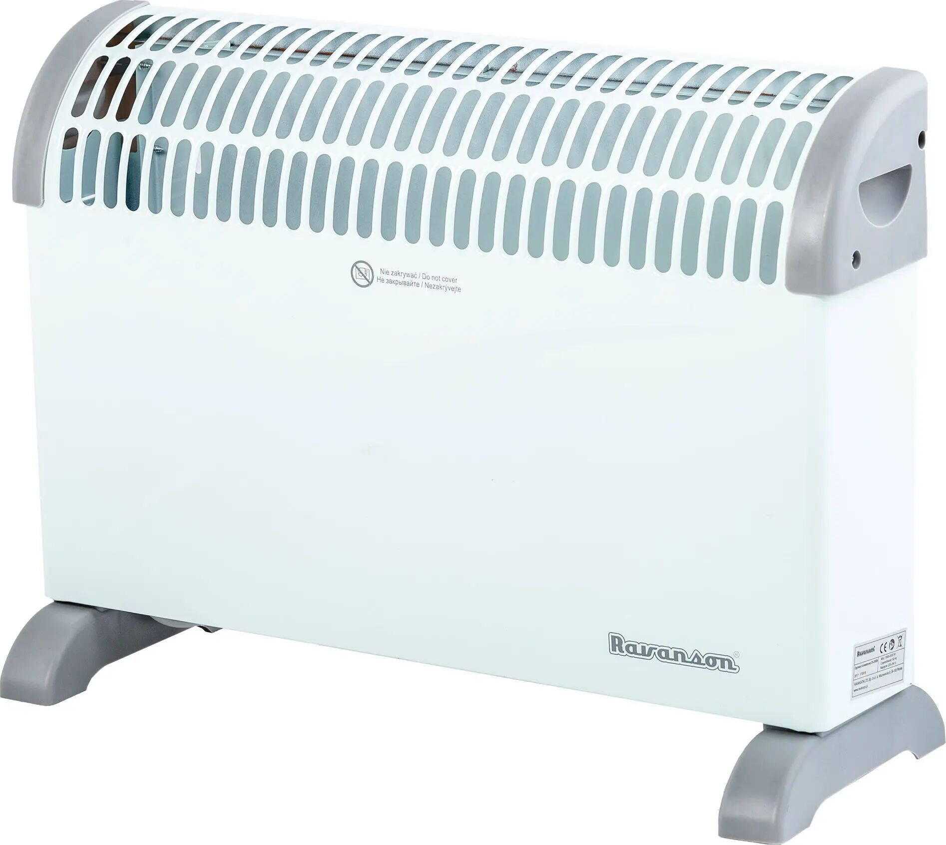 Incalzitor cu convector, Ravanson, 750 W, Reglabil, Alb