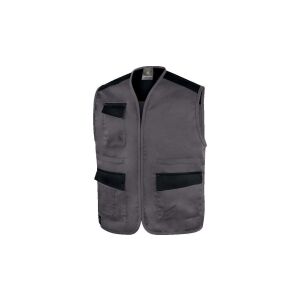 Mach 1 többzsebes mellény, poliészter, Szürke, méret: XL, M1GI2GRXG