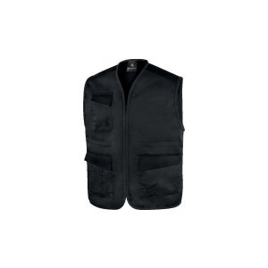 Mach 1 többzsebes poliészter mellény, Sötétszürke szín, méret: 4XL, M1GI2GG4X