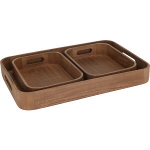 Tálaló tálcák különböző méretekben, 3 db