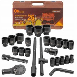 Stroke szerszámgarnitúra 26 db 3/4" (17-50mm) és 1" (55-65mm) (12-fogú)