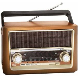 Hordozható LTC ELMA RETRO Bluetooth USB zseblámpás rádió
