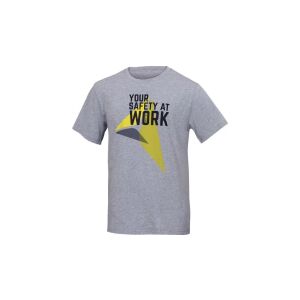 100% pamut póló 180 g/m2 kerek nyakkivágás szürke S méret ROMAGRPT 145655279 - Munkás póló