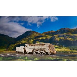 Puzzle 3D din lemn, Ugears, Mini Locomotive, 172 piese 145655284 - Puzzle 3D