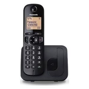 Panasonic | Vezeték nélküli | KX-TGC210FXB | Beépített kijelző | Hívószám megjelenítés | Fekete | Telefonkönyv kapacitás 50 bejegyzés | Hangszórós üzemmód